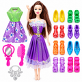 Beautiful Long Hair Single Doll for Kids Girls, Doll Toy for Girl, Baby Doll Play Set for Kids, Birthday Gift for Girl, Doll Toy Set for Girls - Accessories Included