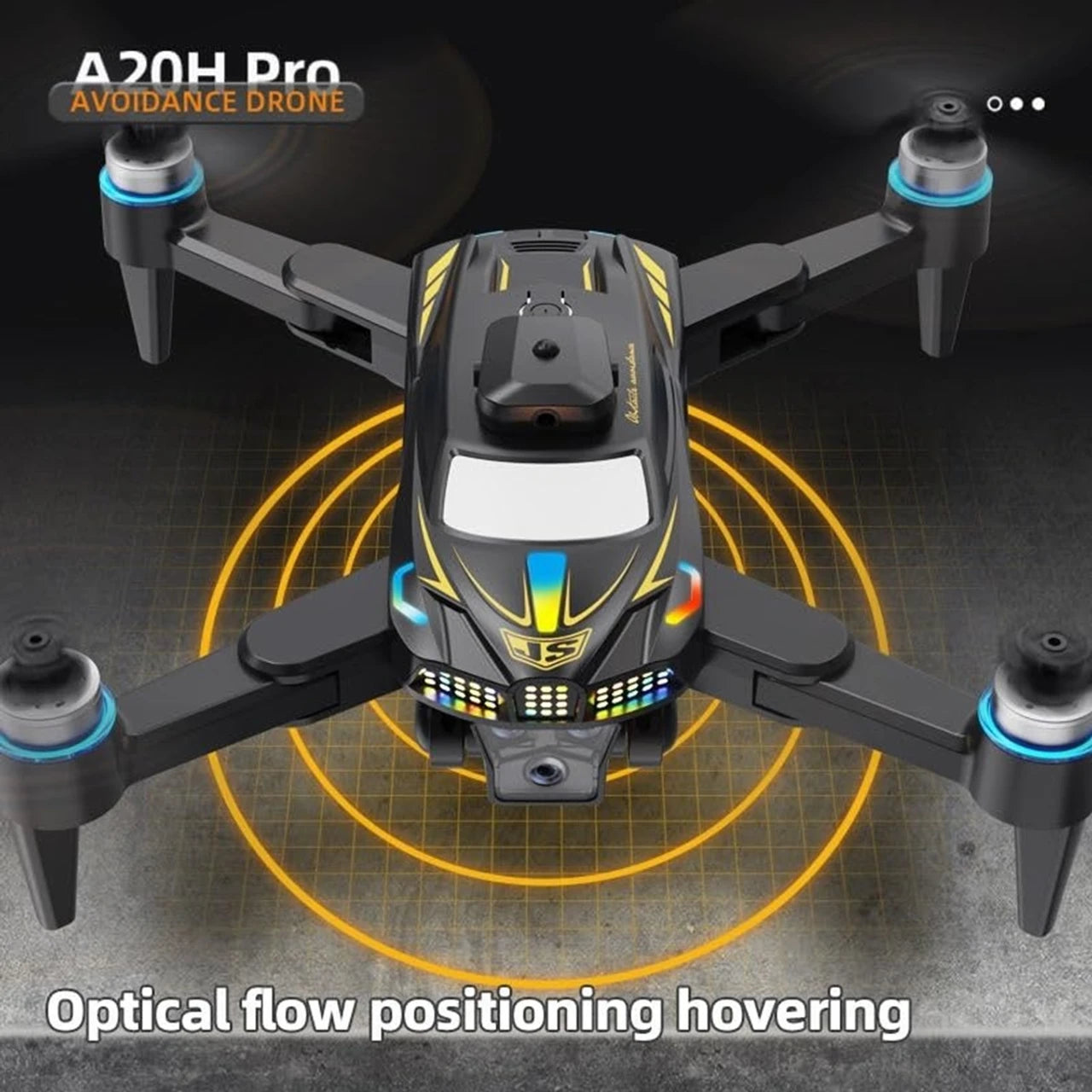 Foldable Drone with 4K UHD Camera, Brushless Motors, Obstacle Avoidance, Smart Auto Return, LCD Display Remote Control, Long Flight Time RC Quadcopter for Kids & Adults