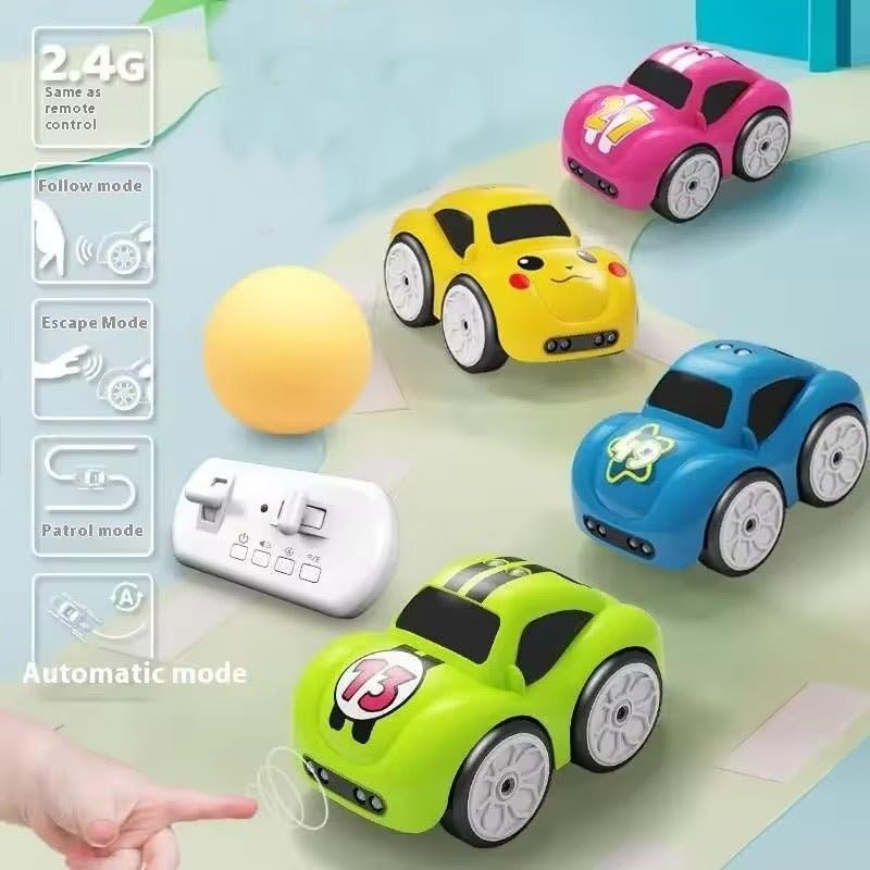 5 in 1 Remote Control Intelligent Sensor Drift Car for Kids – Mini RC Drifting Car with Follow Me, Escape Mode & Music Toy Gifts for Boys Girls Visit the Amitasha Store