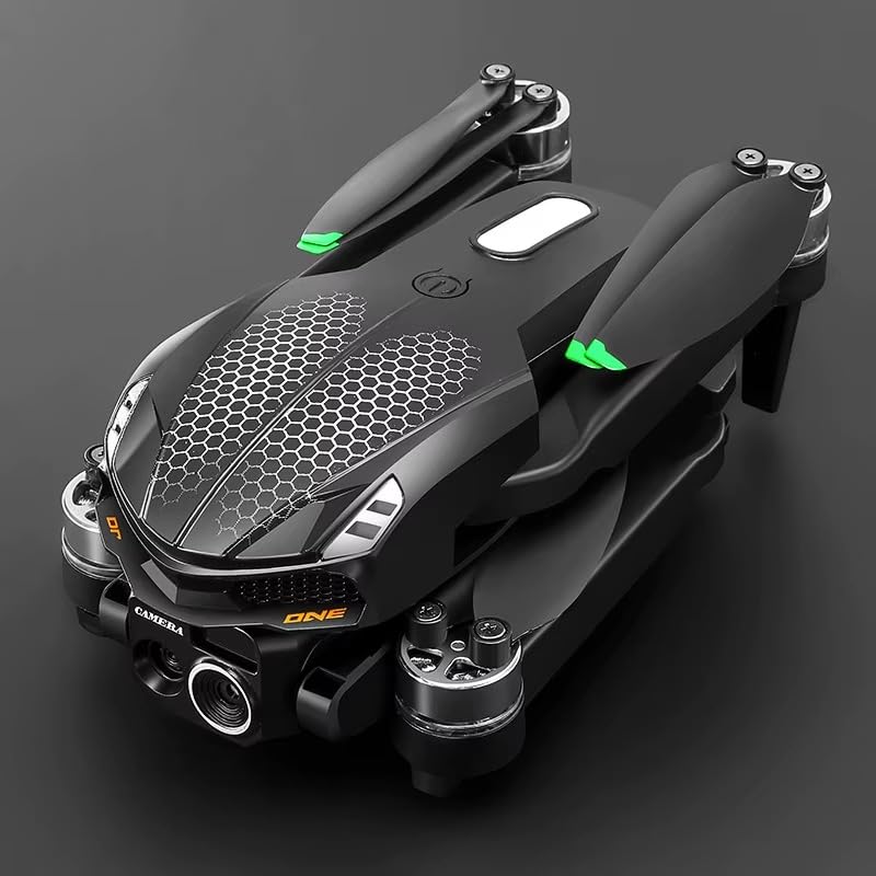 Drone with 4k Camera Foldable 1080P HD Drone with Brushless Motor Obstacle Avoidance FPV Live Video Dual Camera Smart Gestures Selfie One Key Take Off/Landing for Kids and Adults