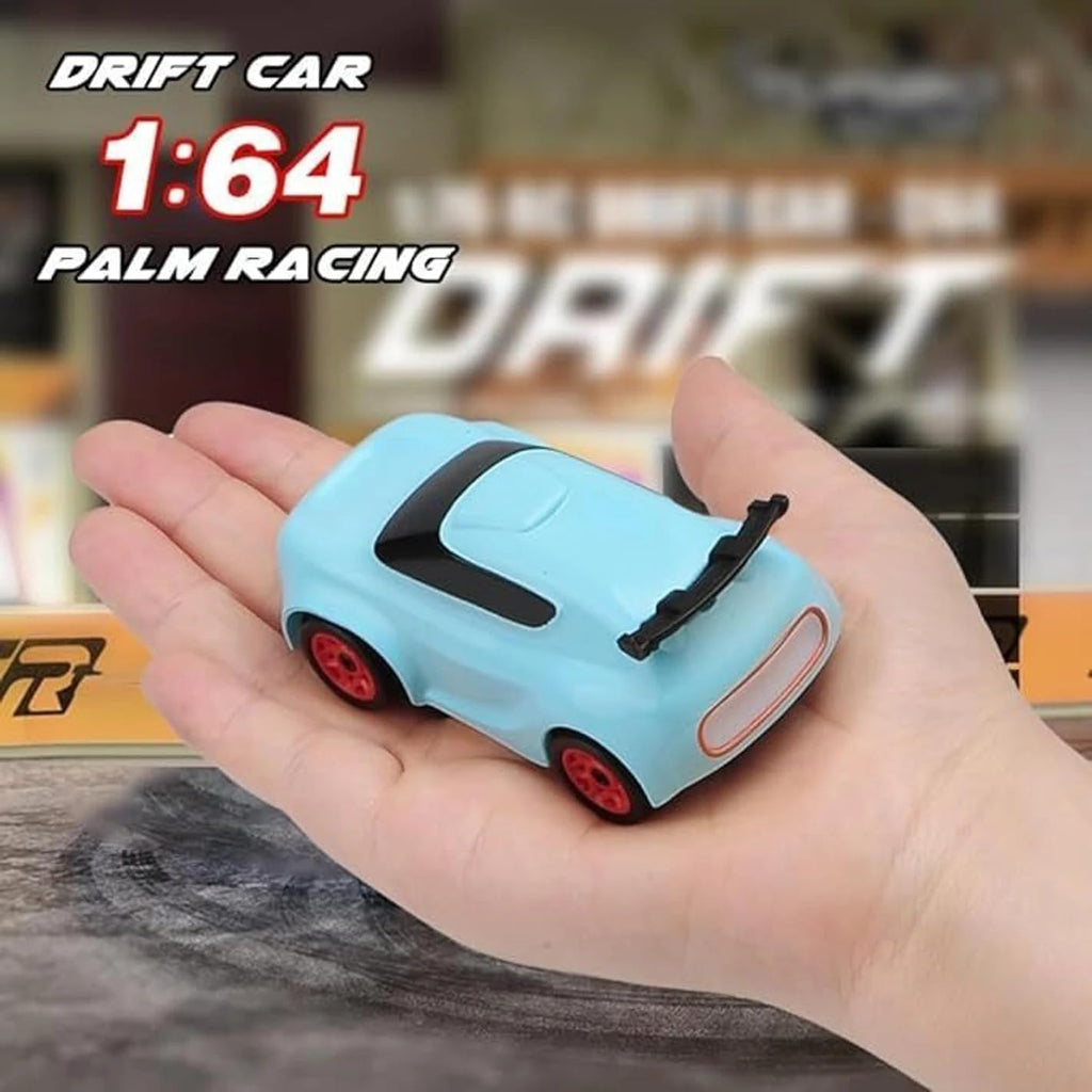 Mini RC Drift Car 1:64 Scale Remote Control Car with LED Lights & Speed Mode, 2.4GHz Stunt Drifting RC Toys, Hobby Gift for Kids & Adults