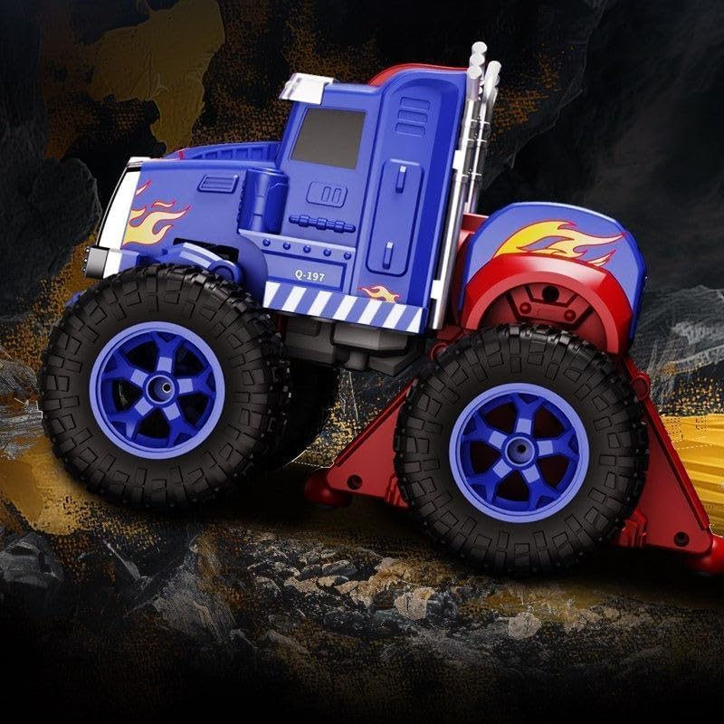 Remote Control Transform Car 360 Deformation RC Robot Truck One Click Convertible Racing Car for Kids Boys Birthday Gifts