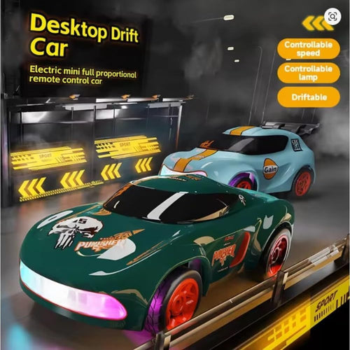 2.4GHz Mini RC Drifting Car 1:64 Scale Remote Control Car with LED Lights & Speed Mode, Stunt Drift Toy for Kids & Adults