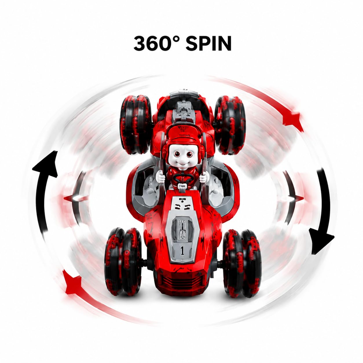Go Kart Remote Control Drift Car 4x4 RC Drifting Car High Speed Racing 360° Rotate 4WD Toy for Kids Boys Birthday Gift