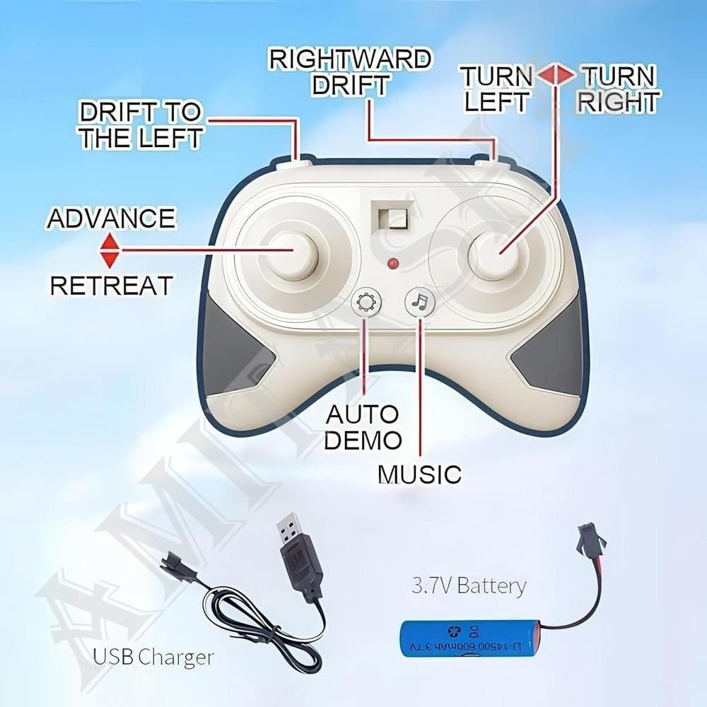 Dual Sided Remote Control Car for Boys 4x4 Rechargeable Off-Road Car 360° Drift Stunt Car for Kids Double Side 4WD High-Speed Climbing Vehicle RC Car
