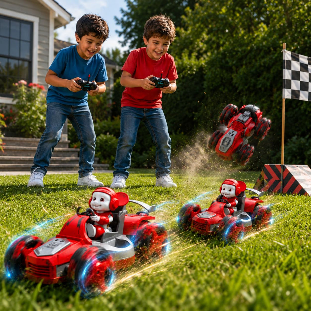 Go Kart Remote Control Drift Car 4x4 RC Drifting Car High Speed Racing 360° Rotate 4WD Toy for Kids Boys Birthday Gift