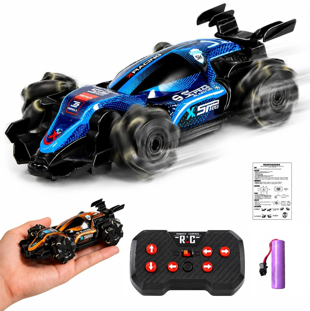 1:40 Scale F1 Racing Drift RC Car with 4WD, 360° Stunt Rotation & Rechargeable Battery
