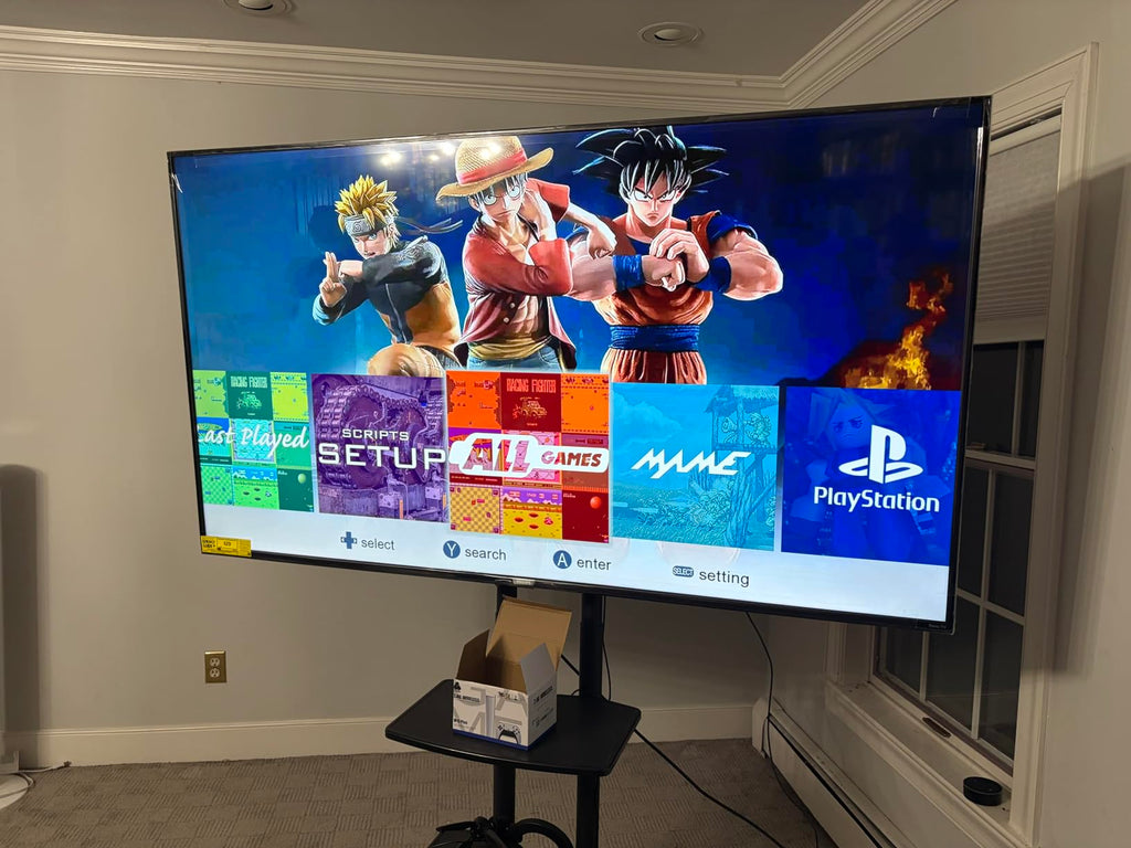 2026 Upgraded 4k TV Plug & Play Video Game with 2 Wireless Controllers - 21000+ Retro TV Gaming Stick Console for Kids & Adults