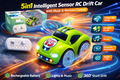 5 in 1 Remote Control Intelligent Sensor Drift Car for Kids – Mini RC Drifting Car with Follow Me, Escape Mode & Music Toy Gifts for Boys Girls Visit the Amitasha Store