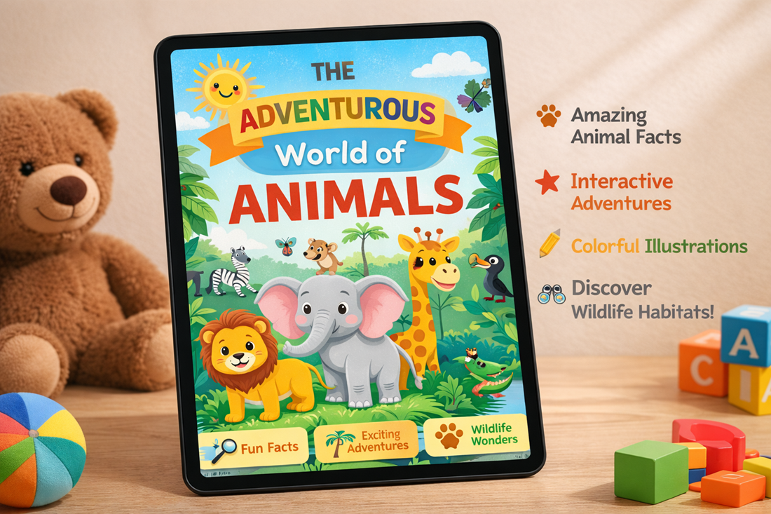 Children Educational E-Book for Kids Learning & Fun