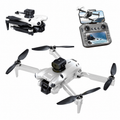 DJW M4 4K Dual Camera Foldable Drone with Display Controller, Brushless Motor, Optical Flow Positioning, WiFi FPV, Altitude Hold, Gesture Selfie & 360° Flips for Kids & Adults
