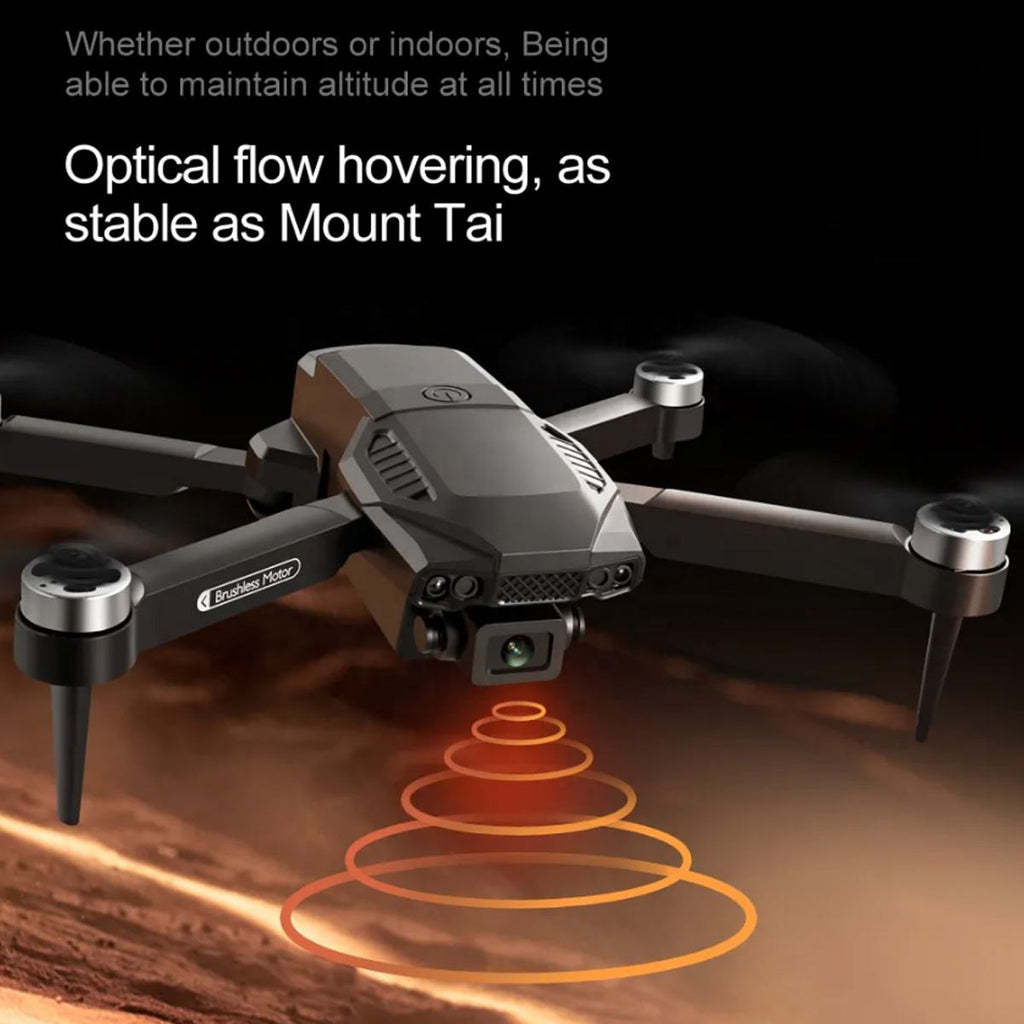 720P HD Mini Drone with Brushless Motor, Obstacle Avoidance, Optical Flow, 360° Stunt & Remote Control