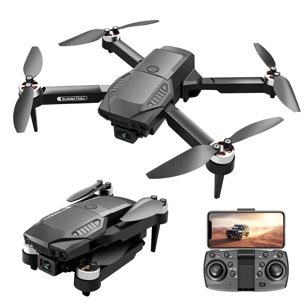 720P HD Mini Drone with Brushless Motor, Obstacle Avoidance, Optical Flow, 360° Stunt & Remote Control