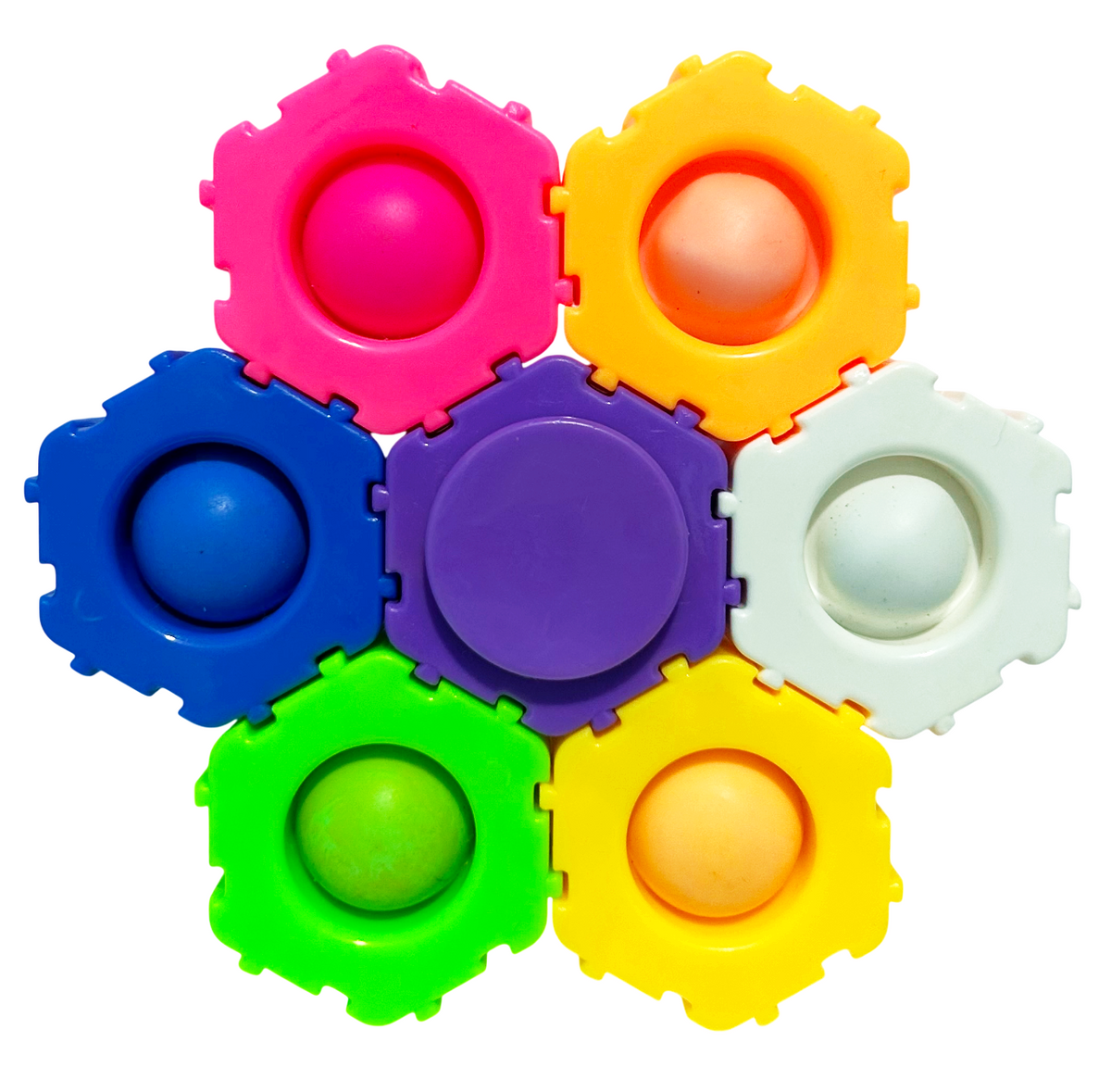 SUPER TOY 3x3 Push Pop Spinner Puzzle Brain Teaser for Kids Birthday Gift