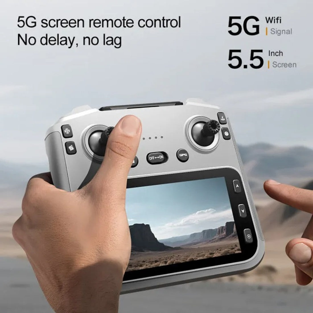 L3 Max GPS Drone with 3-Axis Gimbal Camera, 8K UHD Camera Drone, Display Remote Controller, Omnidirectional Obstacle Avoidance, Brushless Motor, Dual Battery Foldable FPV Drone for Kids & Adults