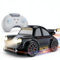 Remote Control Drift Car with Gesture Sensor, 360° Stunt RC Car with LED Lights, Rechargeable 2.4GHz Smart Follow Me & Escape Mode Racing Toy for Kids Boys Girls(Black)